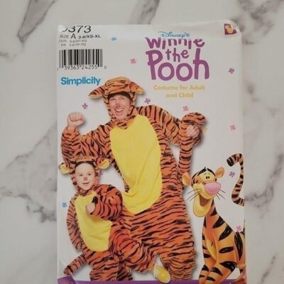 Simplicity 9373 Sewing Pattern Disney Winnie The Pooh Tigger Kid 3-8 Adult XS-XL