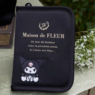 Sanrio x Maison de FLEUR Kuromi Multi-card case zipper pouch