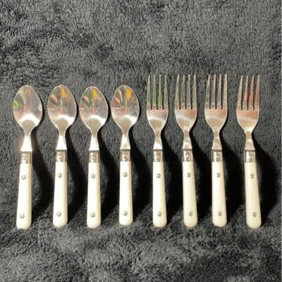 Vintage Stainless Mardi Gras Flatware 8pc