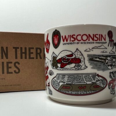 Starbucks University of Wisconsin Been There Mug Badgers Bucky Madison UW NWT