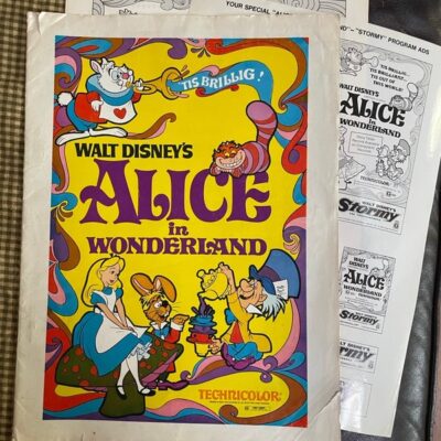 Alice in wonderland Pressbook