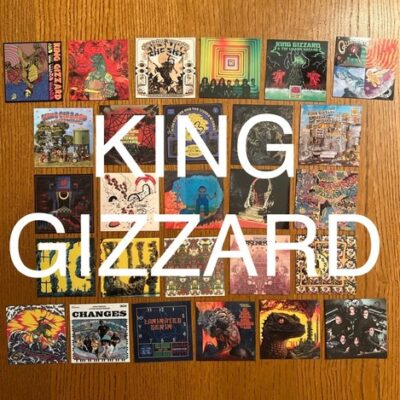 King Gizzard fridge magnets Lizard Wizard