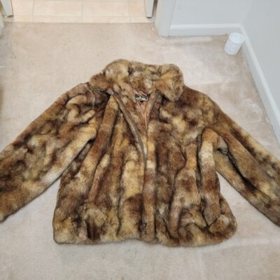 Donna Salyers fabulous furs faux fur jacket