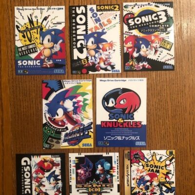 Sonic Japanese FRIDGE MAGNETS hedgehog classic gaming retro Japan