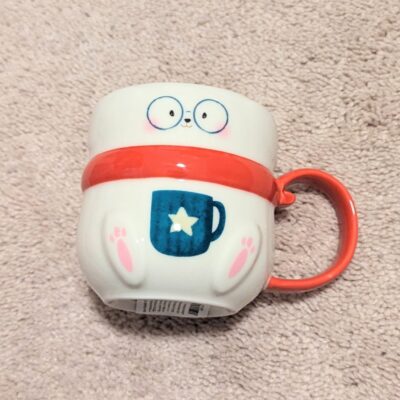 Starbucks Asia bunny glasses ceramic 10oz mug BNWT