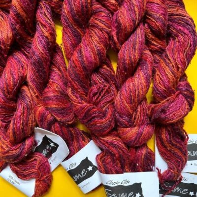 Classic Elite Fame Yarn 5 Skeins Rayon and Silk