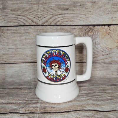 Vintage Grateful Dead ceramic beer stein mug