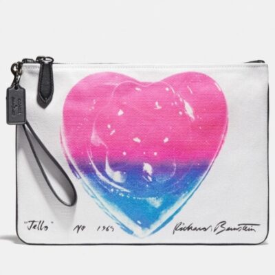 Coach X Bernstein Jello Heart Pouch, Ltd