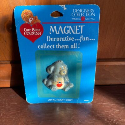 Vintage Loyal Heart Dog Magnet SEALED