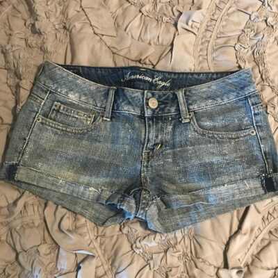 American eagle glitter shorts