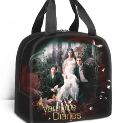 Vampire Diaries Lunch Bag, lunch box, insulated handbag, purse