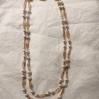 Vintage Trifari Double Strand Necklace