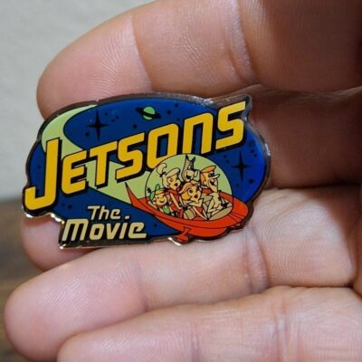 Cool Vintage Rare 1990 Jetsons The Movie Enamel Magnet.