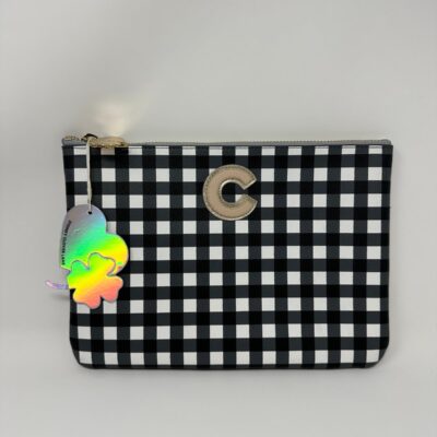 Stoney Clover Lane Gingham Flat Pouch