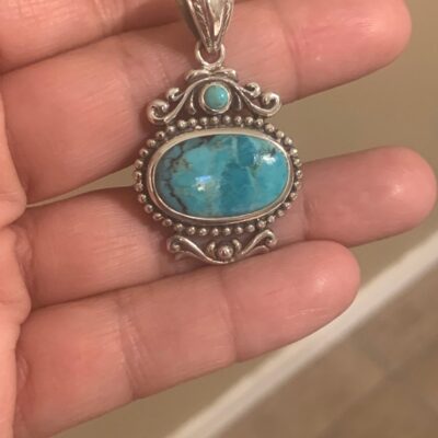 Turquoise .925 Silver Pendant