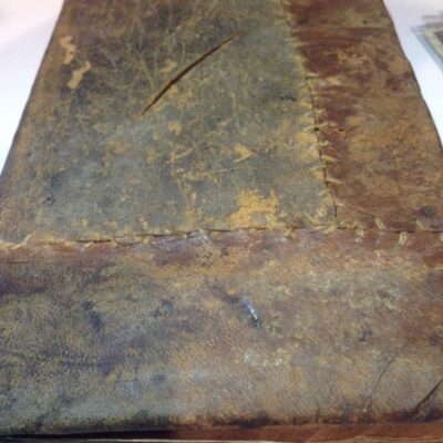 Rare Old 1800’s Stitched Leatherbound Knowledge Before Oratory Book- Few Exist