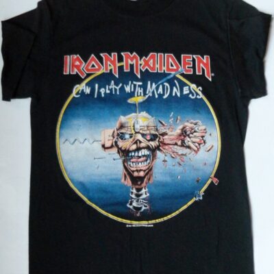 Vintage 1988 Iron Maiden UNALTERED T-Shirt – RARE – Front & Back Graphics