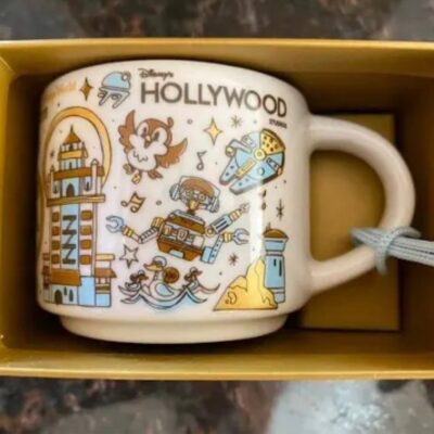 Disney Starbucks Been There Series HOLLYWOOD STUDIOS 50 Anniversary Mug Ornament