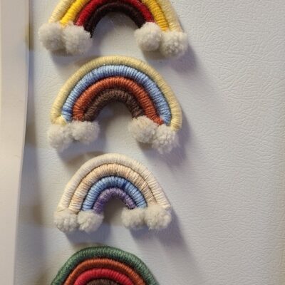 4 Rainbow Magnets