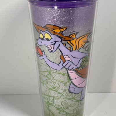 NEW WDW Flower & Garden Festival Figment Tumbler Cup 22oz New