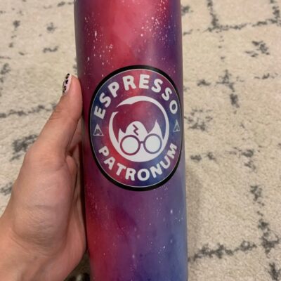 Harry potter Espresso Patronum GLOW IN THE DARK Tumbler