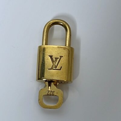 Authentic Louis Vuitton Lock And Key Set 332/ padlock/ lockset