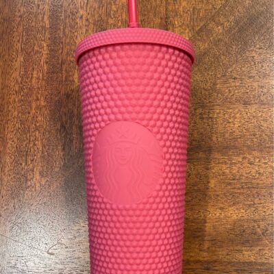 Starbucks tumbler Mexico red brick