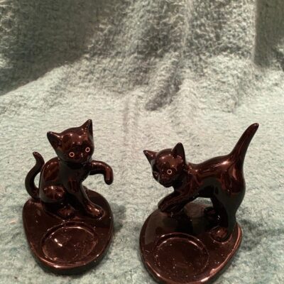 Black Cat Party Lite Votive Holders – Set of 2