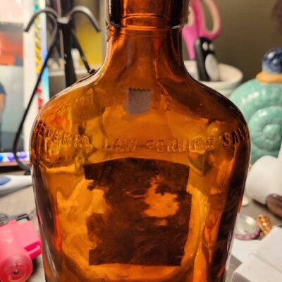 Antique liquor bottle