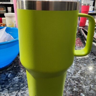 YETI Chartreuse 35 oz Cup Rambler RARE