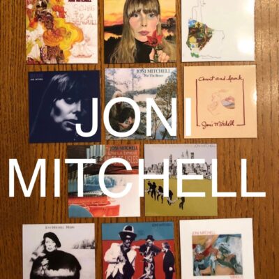 Joni Mitchell fridge magnets    Classic albums folk 70s california